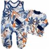 Baby Nellys 2-dielna sada bavlnené dupačky s košieľkou Jungle