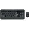 Logitech MK540, sada klávesnice s bezdrátovou optickou myší, AA, US, multimediální, nano přijímač s technologií Logitech Unifying