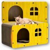 DRAPAK DLA KOTA DOMEK LEGOWISKO ÚKRYT KARTÓNOVÁ HRAČKA VEĽKÝ