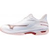Dámska tenisová obuv Mizuno Wave Exceed Court Clay W White/Pinkesque/Barbados Cherry EUR 38,5