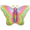 Fóliový balónik - Motýľ Pastel Rainbow - 64 x 53cm