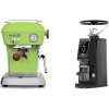 Ascaso Dream PID, Fresh Pistachio + Eureka Atom W 65 Casa, black