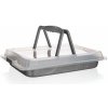 BANQUET Plech s nepriľnavým povrchom GRANITE 42 x 29 x 4,5 cm, s vekom