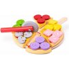 Bigjigs Toys Drevená krájacia pizza