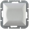 Štvorcestný spínač pre zapustenú montáž Pearl, 10A, 250V, WP-8P, strieborný
