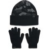 Detská čiapka Under Armour B BEANIE/GLOVE COMBO čierna 1386641-001