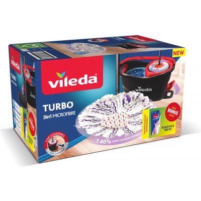 Vileda 167751 Turbo 3v1 Microfibre Rotačný mop