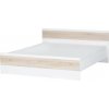 Szynaka Manželská posteľ Wenecja 03 160x200 biela/dub Sonoma