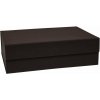 Tmavohnedý kartónový úložný box s vekom 45x33x15 cm Hako – OYOY Living Design