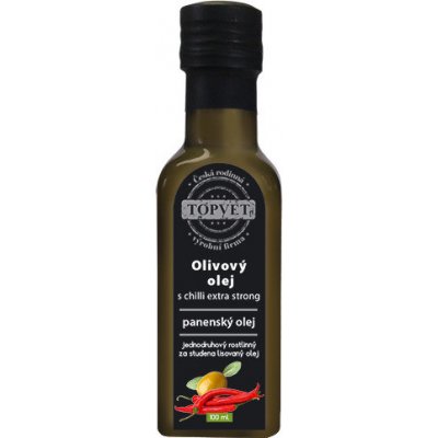 Olej olivový s chilli - extra silný GREEN IDEA, 100 ml