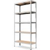 Marbo Kovový Regál Série STANDARD 220x90x45 -Pozinkovaný Rozmer regálu: 220x90x45, Počet Políc: 5, Celková nosnosť regálu: 1000 KG Marbo 5901720121813