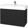 Dreja Umývadlová skrinka VARIANTE SZZ2 85 umývadlo Glance - N03 Graphite / N03 Graphite