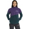 Dámska flísová mikina adidas, TERREX MULTI CLIMAWARM flís ANORAK tmavo zelená,Fialová,Biela XS