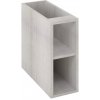 Sapho TREOS skrinka spodná policová 20x53x50,5cm, dub Polar TS020-1010