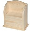 Celoročný drevený kalendár 14.7x7.5x15.7 cm (drevené polotovary na kreatívne práce)