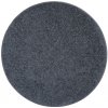 Vopi , Kusový koberec Color Shaggy sivý guľatý, 100x100 (priemer) kruh, šedá, kancelária