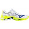 Pánska halová obuv Mizuno Wave Lightning Elite White/Lightning Yellow/Dazzlin EUR 46,5