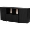 Cama Komoda MICHELLE 178x35-47xV82 černá/dub lesní