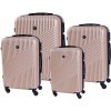 BERTOO Milano champagne set 4v1 99l, 70l, 52l, 31l