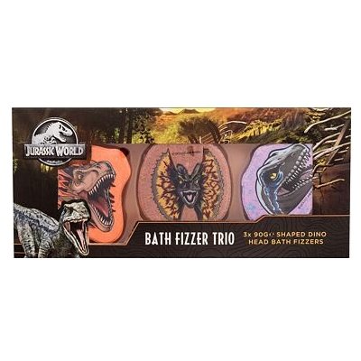 Universal Jurassic World Bath Fizzer Trio : bomba do koupele 3 x 90 g