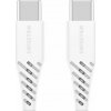 SWISSTEN DÁTOVÝ KÁBEL TPE USB-C/USB-C POWER DELIVERY 5A (100W) 2,5 M 71506530, BIELY