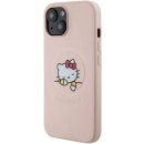 Hello Kitty PU Kitty Asleep Logo MagSafe Apple iPhone 15, ružové