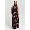 Gant Floral Print Halterneck Dress Black