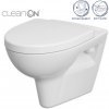CERSANIT - SET 547 ZÁVESNÁ WC MISA Parva NEW CLEANON so sedadlom DUR ANTI Softclose K701-015