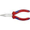 Knipex 30 25 140 pre elektroniku a jemnú mechaniku ploché ihlové kliešte rovné 140 mm; 30 25 140