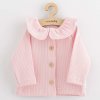 Dojčenský kabátik na gombíky New Baby Luxury clothing Laura ružový, veľ. 80 (9-12m)