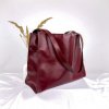 Ammyla Kožená shopper kabelka Valerie (burgundy červená)