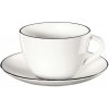 ASA Selection Šálka s tanierikom Á TABLE NOIRE 210 ml
