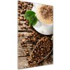 Vertikálny moderný obraz fotografie na akrylu Káva 50x100 cm