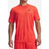 Tréningové tričko Under Armour Tech Vent VHS Jacquard SS - venom red/black