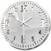 Nástenné akrylové hodiny Unique Flex z117-2-0-x, 30 cm, strieborné