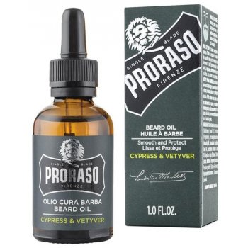 Proraso Cypress and Vetyver olej na fúzy 30 ml