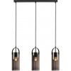 Markslöjd Glory závesné svietidlo 3x15 W čierna-dymová 108219