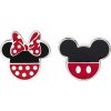 DISNEY strieborné náušnice Mickey a Minnie ES00007SL.CS