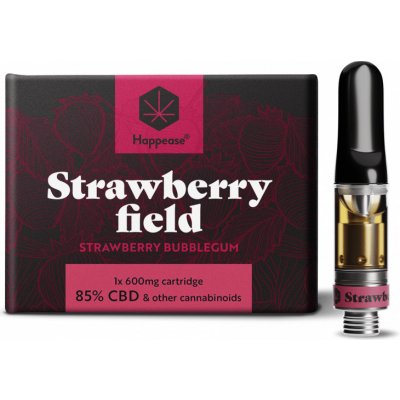 Happease Cartidge 85% CBD 600 mg Strawberry field 1 ks