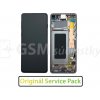 Samsung G973 Galaxy S10 - LCD displej + Dotykové sklo a Rám Originál Farba: Čierna