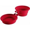 Hunter skladacia dvojitá miska List, červená 350/700 ml
