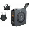 Swissten Power Bank All-In-One Pro S Výměnnými Vidlicemi (USA, EE, UK) 10000 mAh 20W Černá 22013978