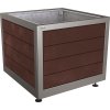 Kvetináč SILAOS® ,v x š x h 800 x 1000 x 1000 mm, recyklovaný plast PROCITY