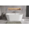 Besco VICA NEW voľne stojaca akrylátová vaňa bez prepadu / prístenná 150 x 80 cm, #WAS-150VNCO