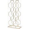 Stojan na víno Home Styling Collection 48x23x11 cm, zlatý