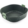 Lékué Košík do teplovzdušnej fritézy 25 x 25 cm, zelená, silikón
