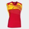 Joma Dámsky dres SUPERNOVA II T-SHIRT RED-YELLOW SLEEVELESS Veľkosť: M