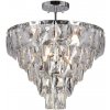 EUlight Luster Chelsea II, 1x krištáľové tienidlo, (fi 50cm), ch