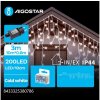 Aigostar B.V. Aigostar - LED Vonkajšia vianočná reťaz 200xLED/8 funkcií 13x0,6m IP44 studená biela AI1412 + záruka 3 roky zadarmo + záruka 3 roky zadarmo