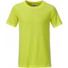 James & Nicholson Klasické tričko 8008B žlto-zelená